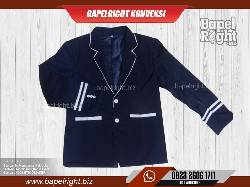 Jas Dongker Lis Putih